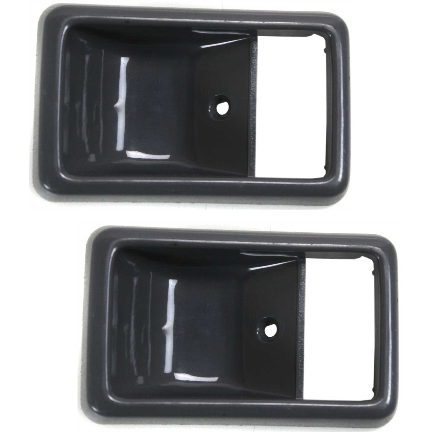 Door Handle Trim Set For 1984-1989 Toyota Pickup Gray Front Inner 2Pc