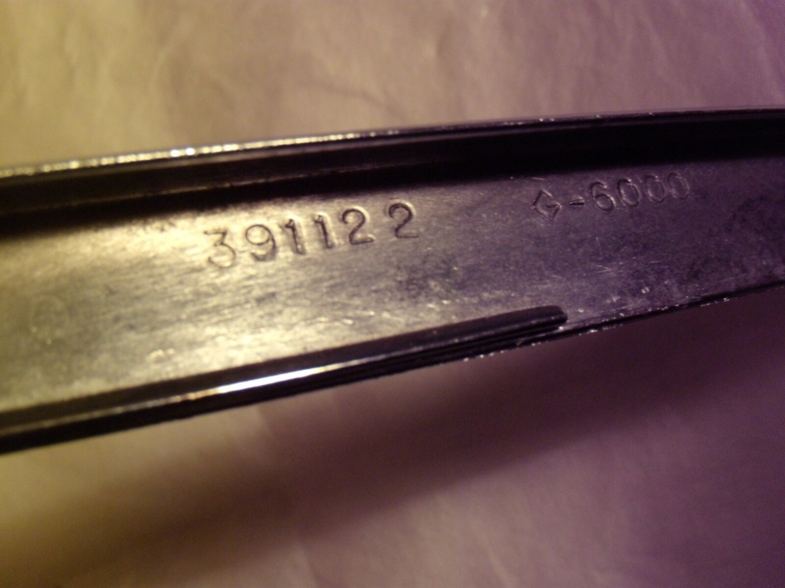 1966 Oldsmobile 66 Olds 98 NOS Passenger Side Fender Trim Molding c/n 391122