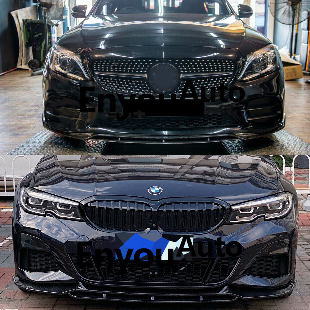 For Volkswagen Jetta Front Bumper Lip Spoiler Splitter Diffuser Gloss Black