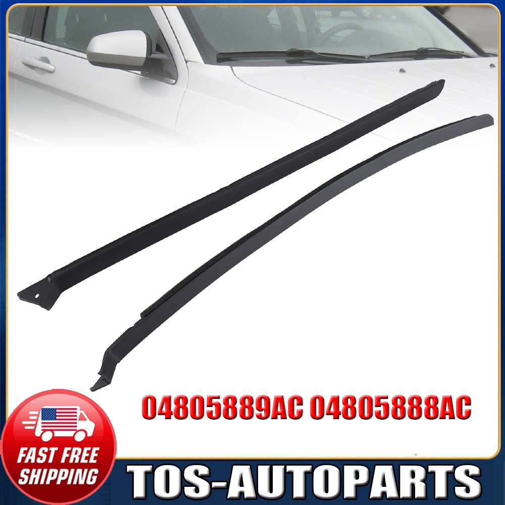 NEW 2pcs Windshield Pillar Molding LH/RH 04805889AC For 2005-2010 Chrysler 300