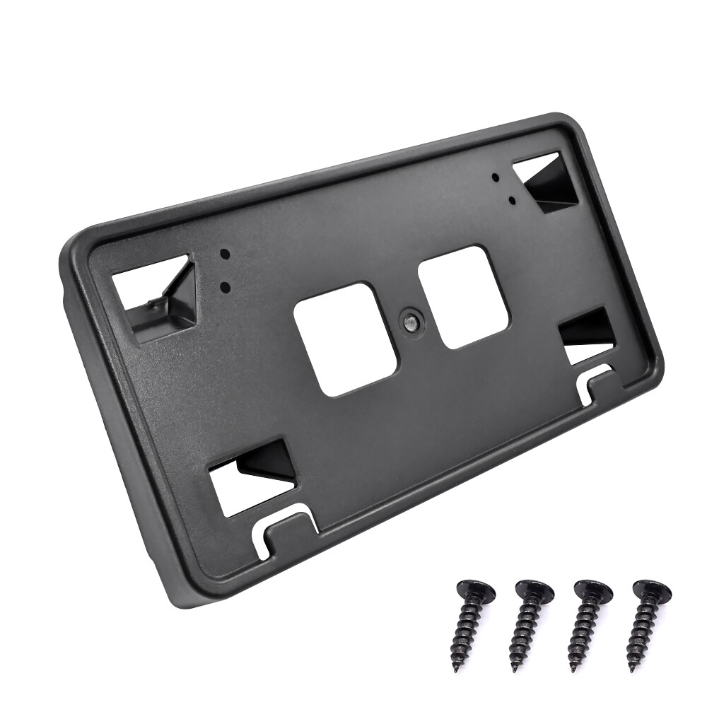 Fits 2021 2022 2023 F150 3.3/5.0L Black Front Bumper License Plate Frame Bracket
