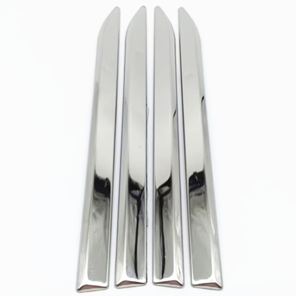 3D Chrome Strip Trim Cover Stainless Steel For Car Body Front Doors Side Fender