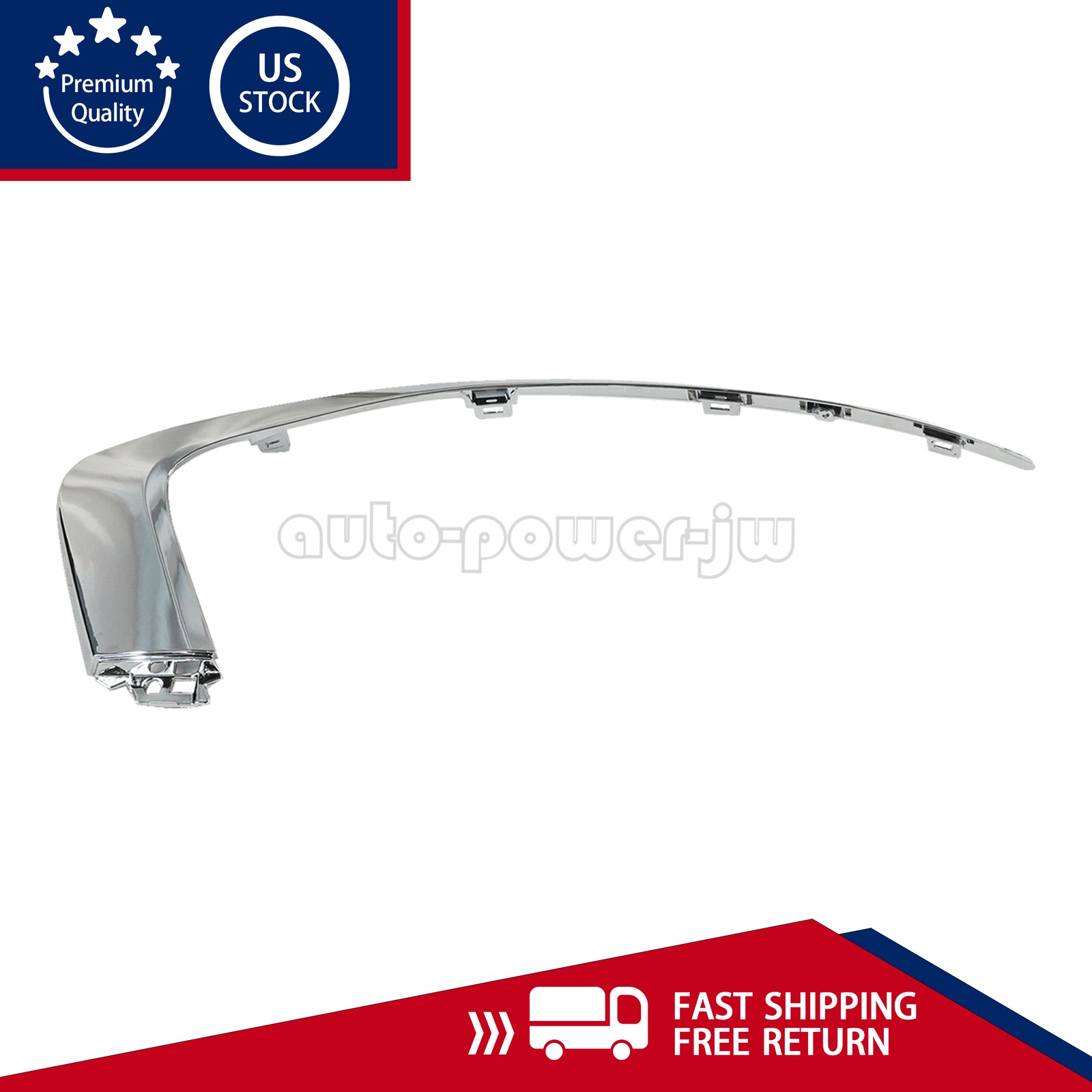 For 22-25 Mitsubishi Eclipse Cross Left Side Front Upper Bumper Trim 6407A421 US