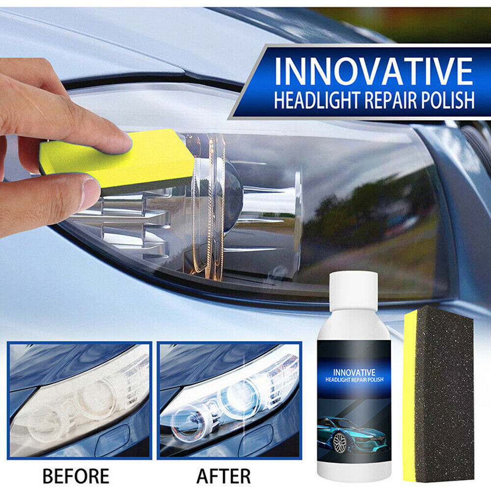 Innovative Headlight Repair Polish Fluid Liquid Kit-Car Lamp Renovation 30ML USA