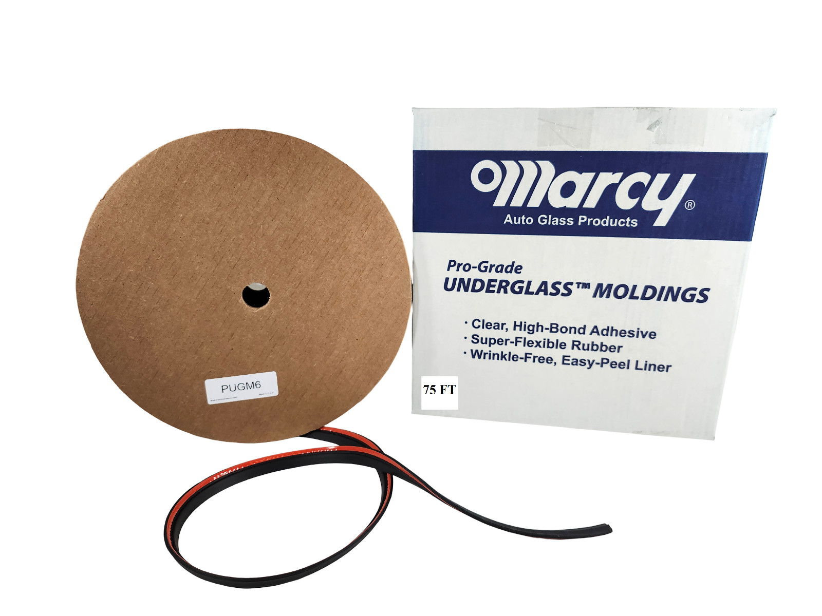 Marcy Adhesives PUGM Pro-Grade Underglass Molding Auto Glass Reveal (PUGM6-69′)