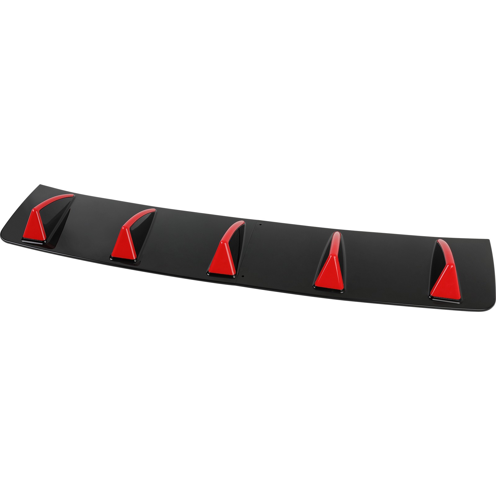 Rear Diffuser 5 Fin Bumper Lip Splitter Spoiler Body Kit For Acura TL 2004-2008