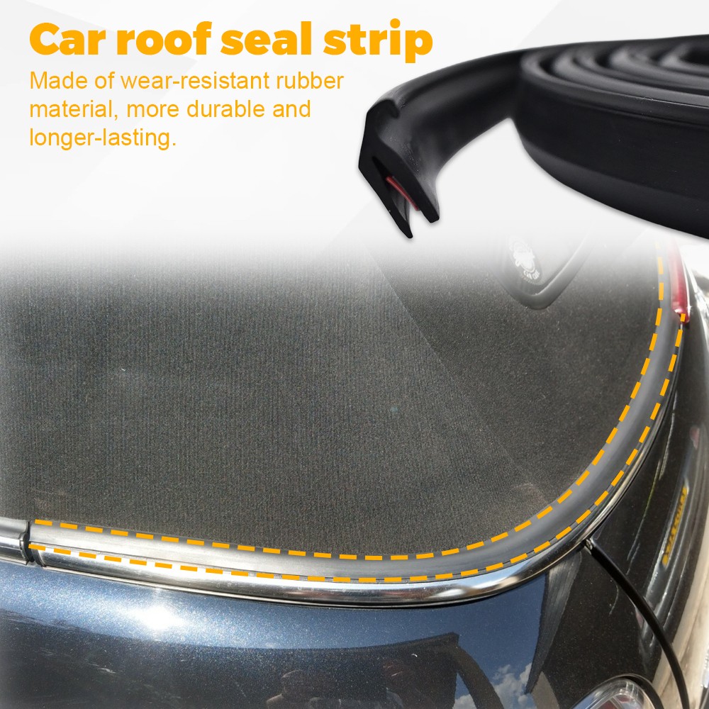 2Pcs For Mini Cooper Convertible R52 R57 2004-2015 Roof Moulding Trim Seal Kit