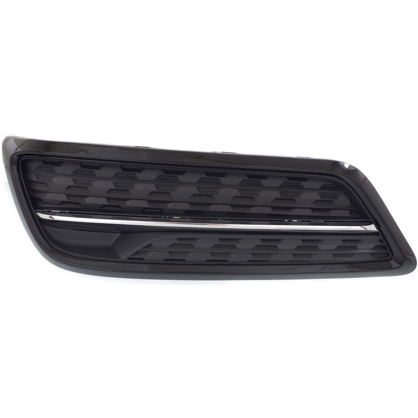 Fog Light Cover For 2014-2016 Acura MDX Front Left Black and Chrome 71107TZ5A01