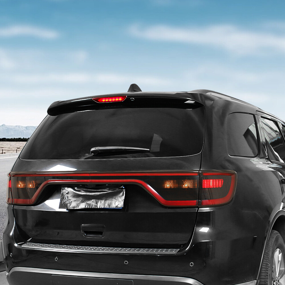 Smoked Black Taillight Covers Trim For Dodge Durango 2014+ Exterior Accessories