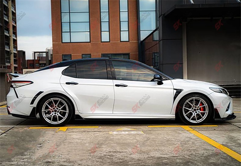 Unpainted ABS Fender Flares Wide Body Exterior For 2018-24 Toyota Camry SE XSE