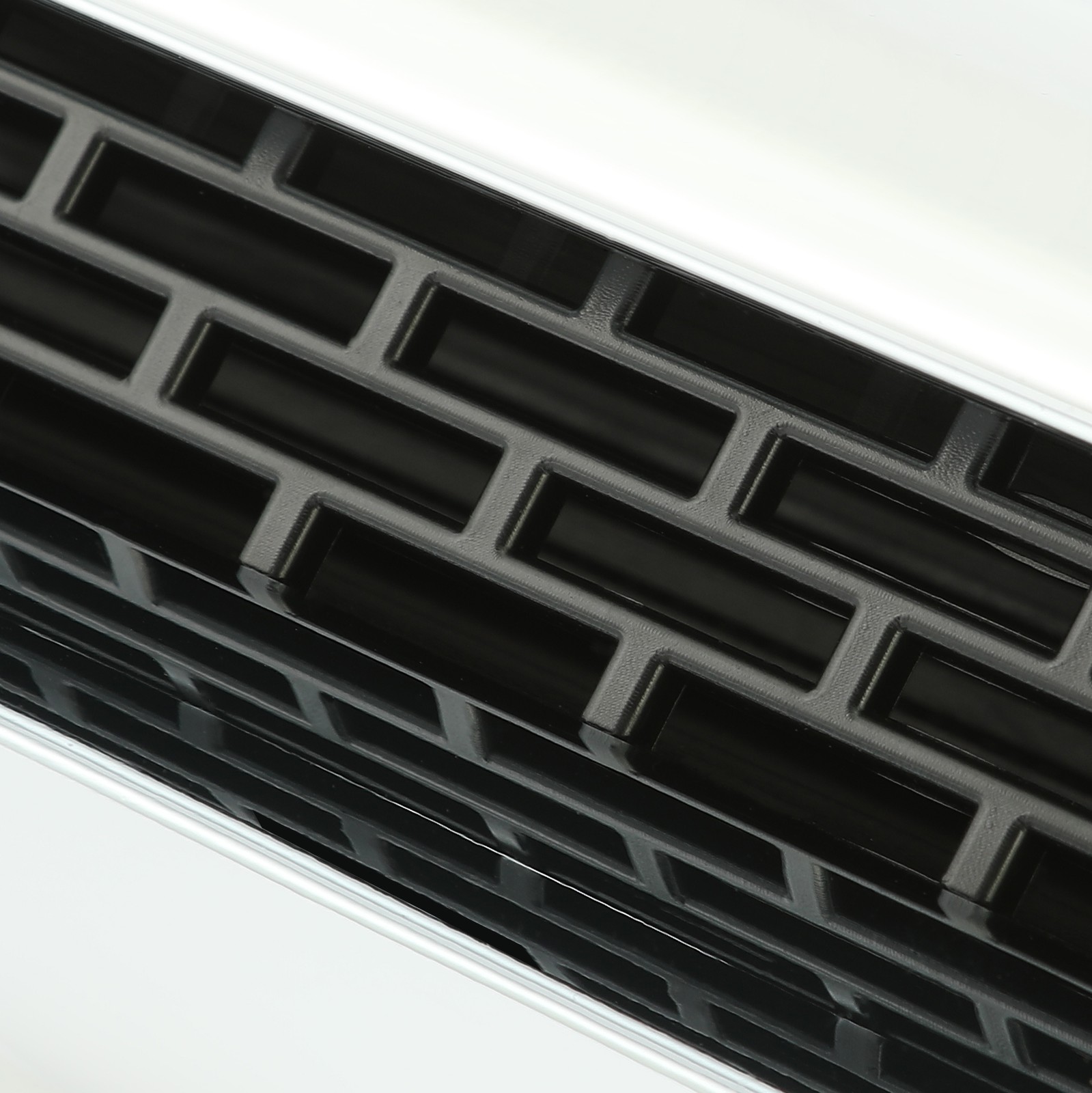 For Toyota Tundra 14-21 Front Molding Upper Grille Hood Bulge Scoop Chrome ABS