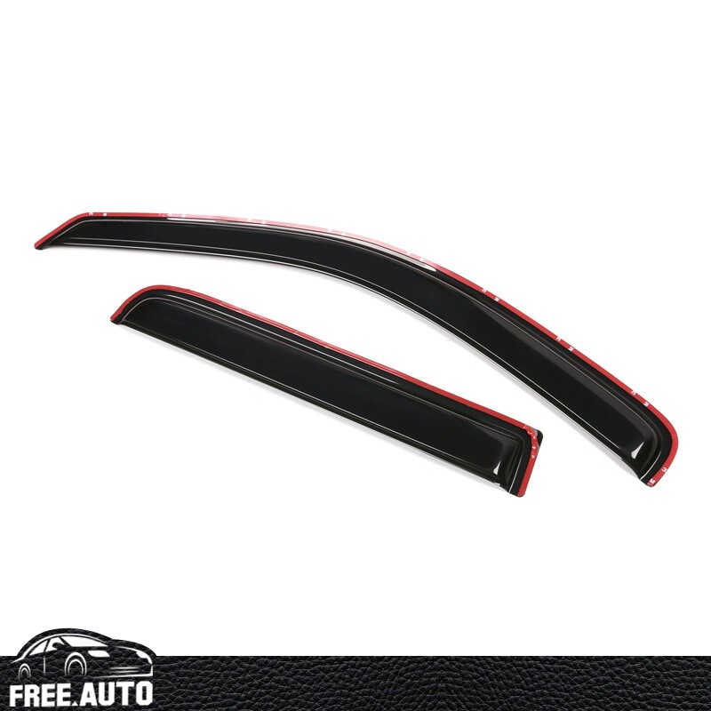 Fits 00-04 Dodge Dakota Crew Cab In Channel Window Visors Acrylic Slim Style 4Pc