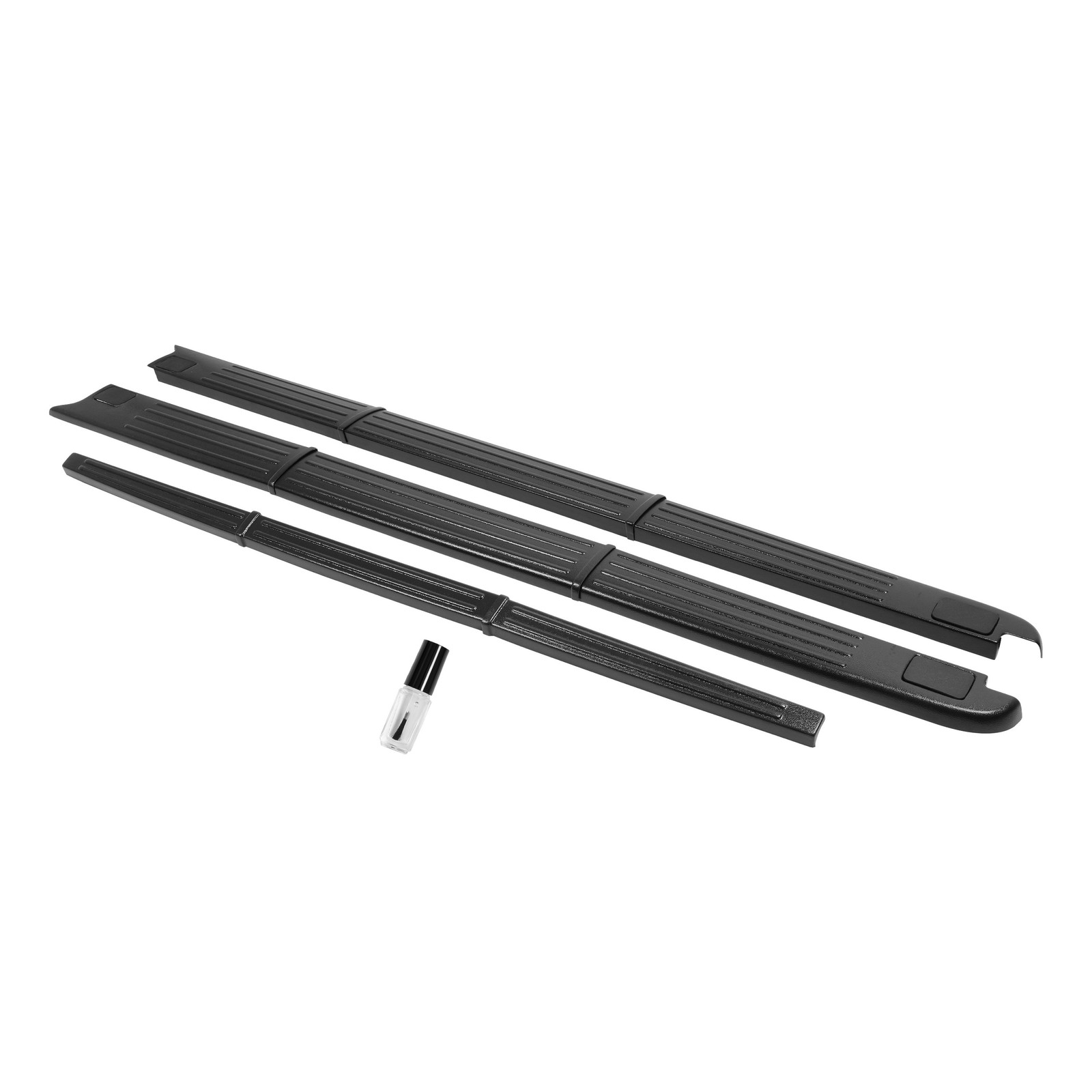 Pair of 6.5′ Bed Rail W/Tail Gate Cover Cap Molding For Ford F150 2004-2008