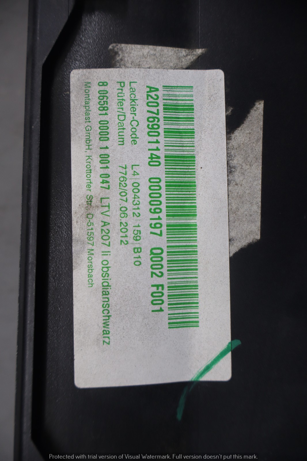 11-17 Mercedes W207 E350 E550 Left Side Rocker Panel Side Skirt 2076901140 Oem