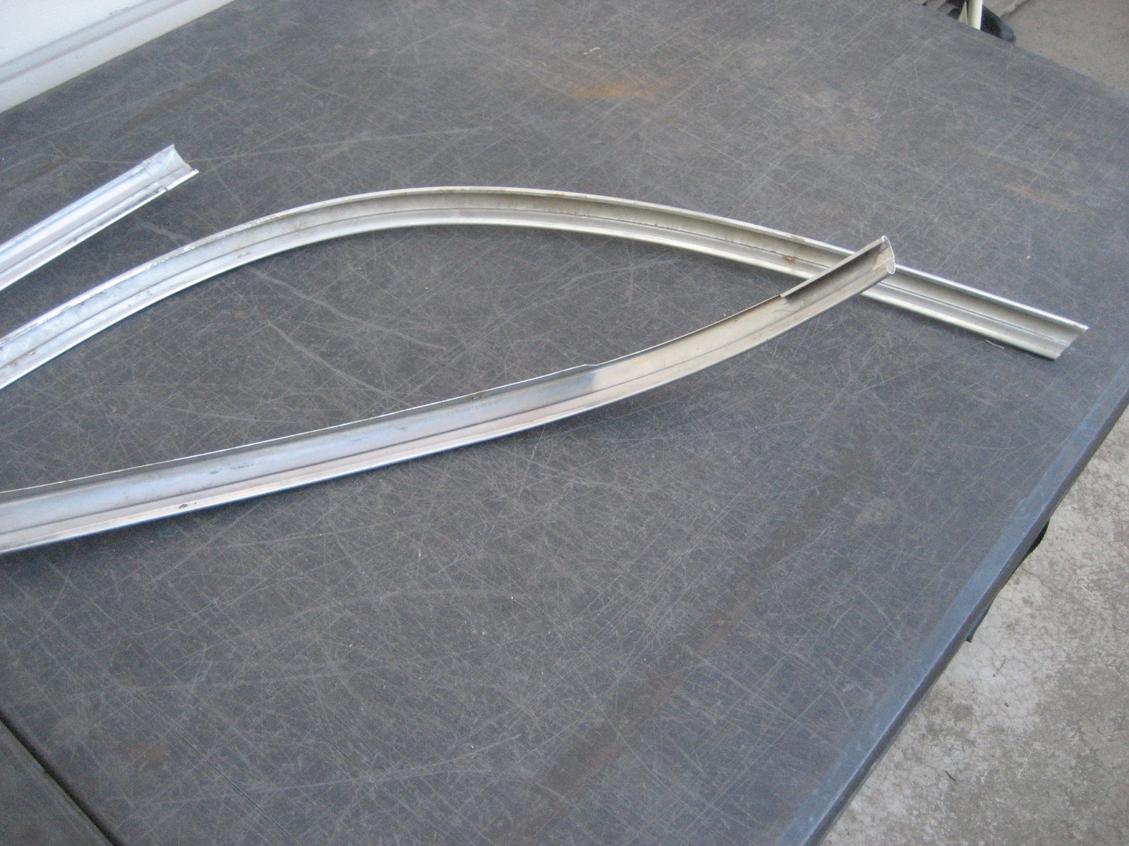 1958 BUICK WINDSHIELD MOLDING TRIM (4) PIECE-4 DOOR HARDTOP SUPER RIVIERA TRIM