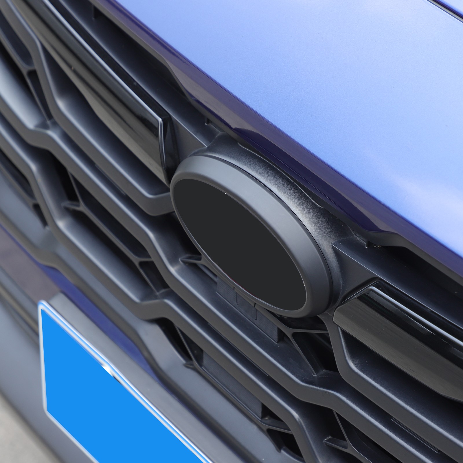 Matte Black Front & Rear Emblem Badge Trim Ring For Subaru Crosstrek GU 24+ US