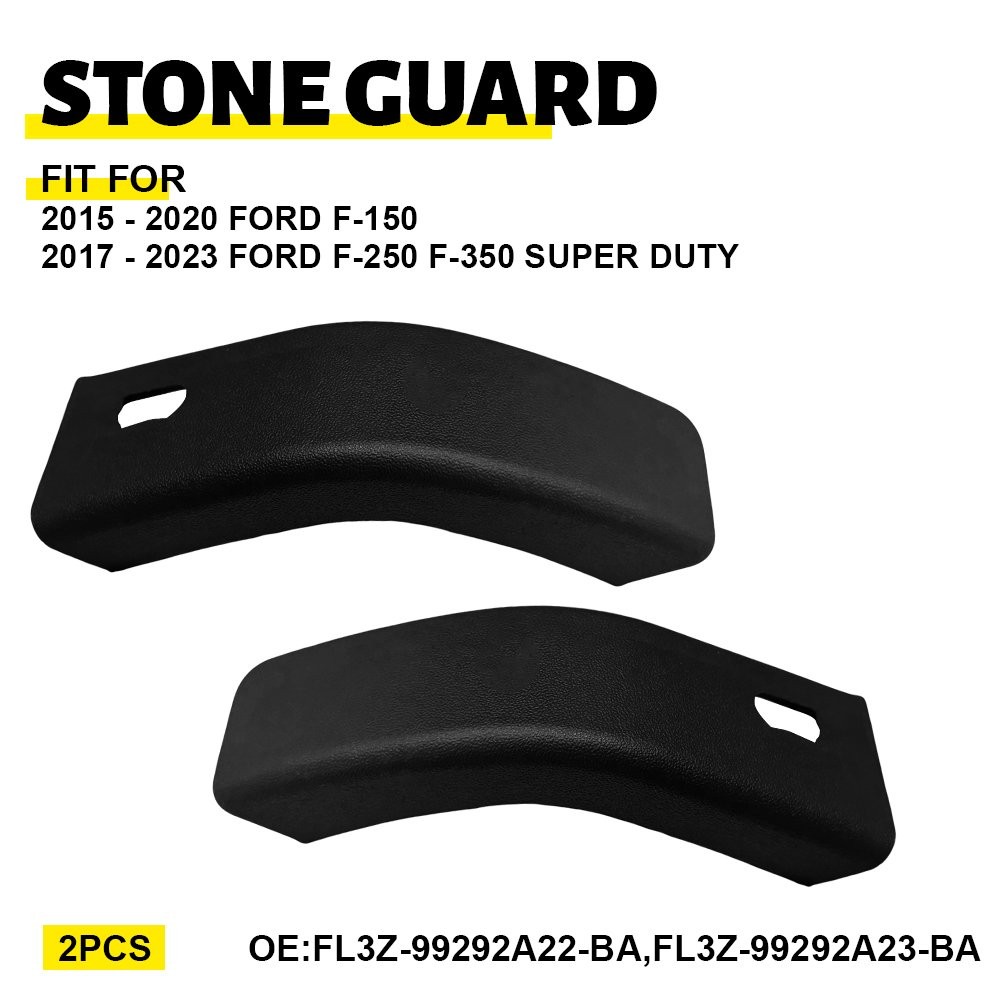 Passenger&Driver Side Rear Wheel Bed Stone Guard For 15-20 Ford F150 Super Duty