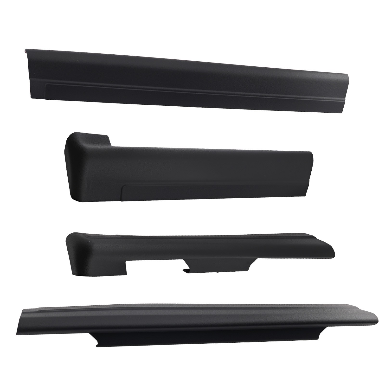 4PCS Rocker Panels Cover for Chevrolet Silverado GMC Sierra 1999-2006 Black