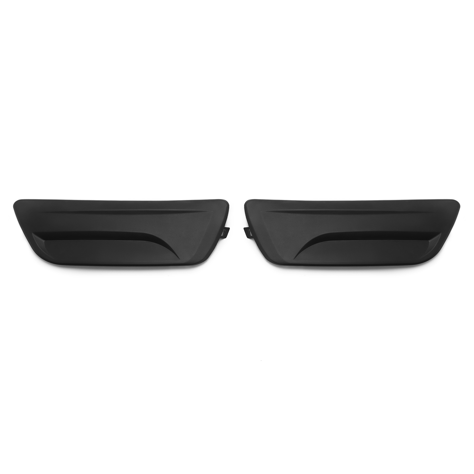 PAIR FOG LIGHT COVER LEFT & RIGHT SIDE BLACK FOR CHEVROLET MALIBU 2013-2016 NEW