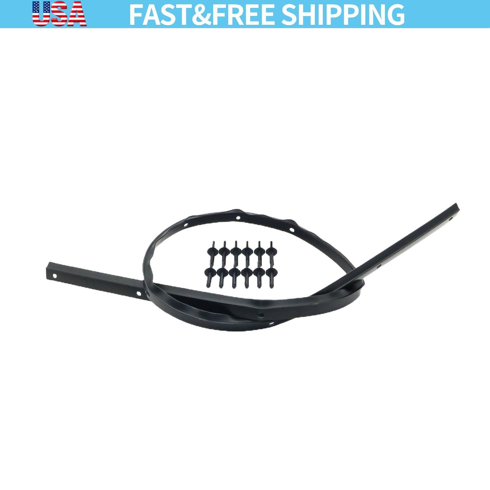 New Front Hood Bumper Weatherstrip Fits 08-22 Dodge Challenger Fast Shipping