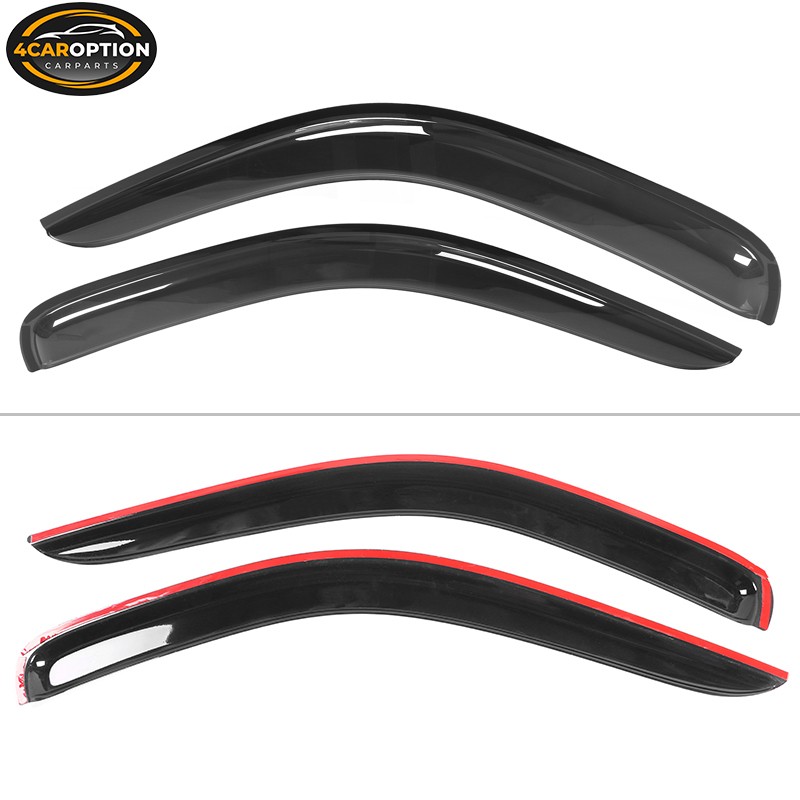 Fits 97-04 Dodge Dakota Regular Cab Window Visors Rain Sun Guard Vent 2Pc Set