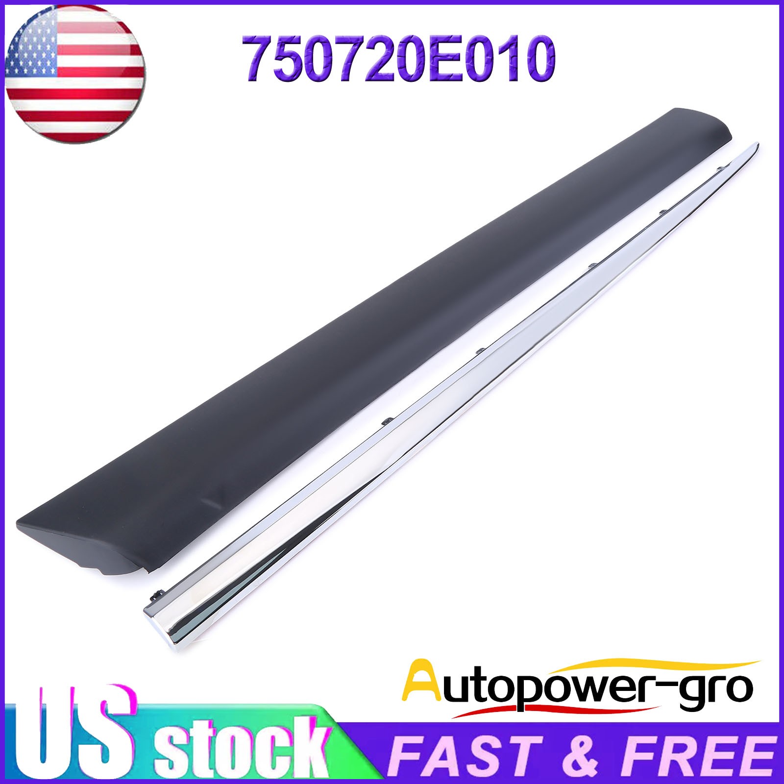 Driver Front Door Lower Molding For 2010-2015 Lexus RX350 RX450h 75072-0E010 New