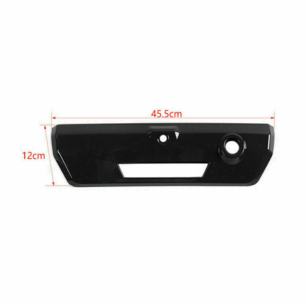 Black Rear Tailgate Door Handle Decor Cover Trim For Ford F150 2021+ Accessories