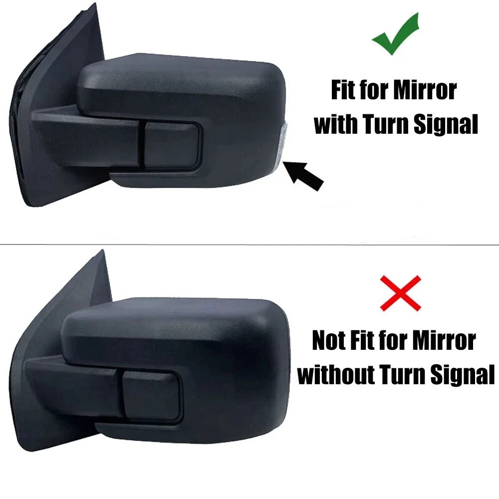For Ford F150 F-150 2021-2026 Real Carbon Fiber Rearview Side Mirror Cover Cap