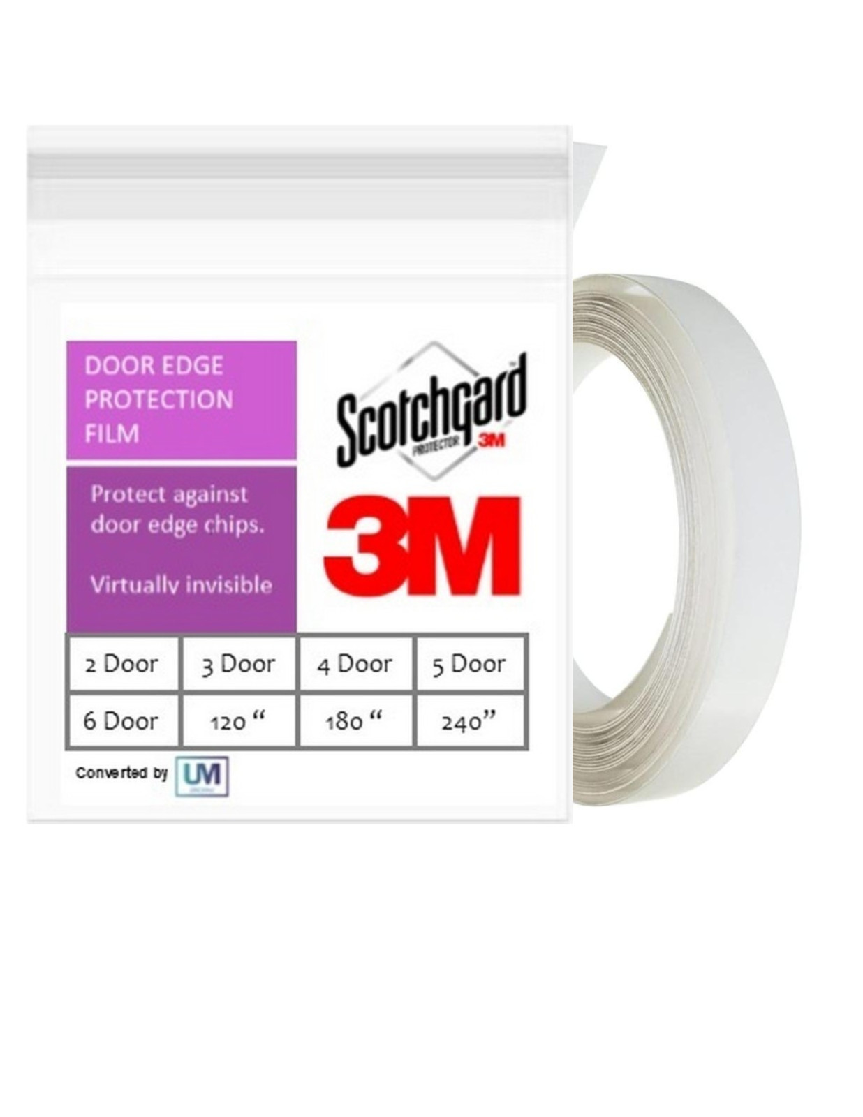 3M 4 Door Edge Anti Scratch Clear Guard Protector Film Scotchgard Car Truck ATV