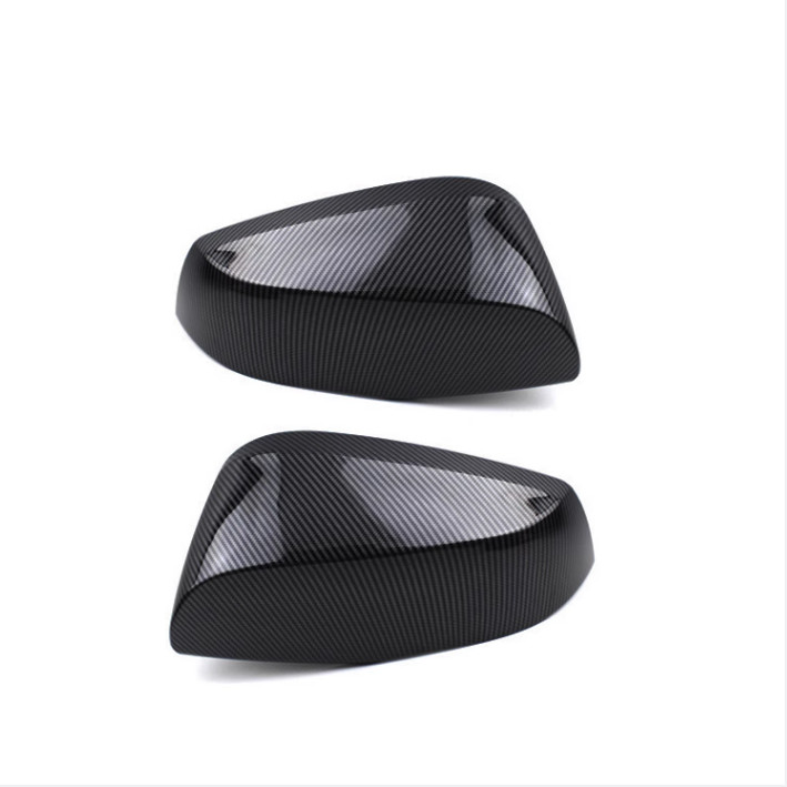 Black Rearview Mirror Cover Trim 2pcs For Toyota Grand Highlander 2024 2025
