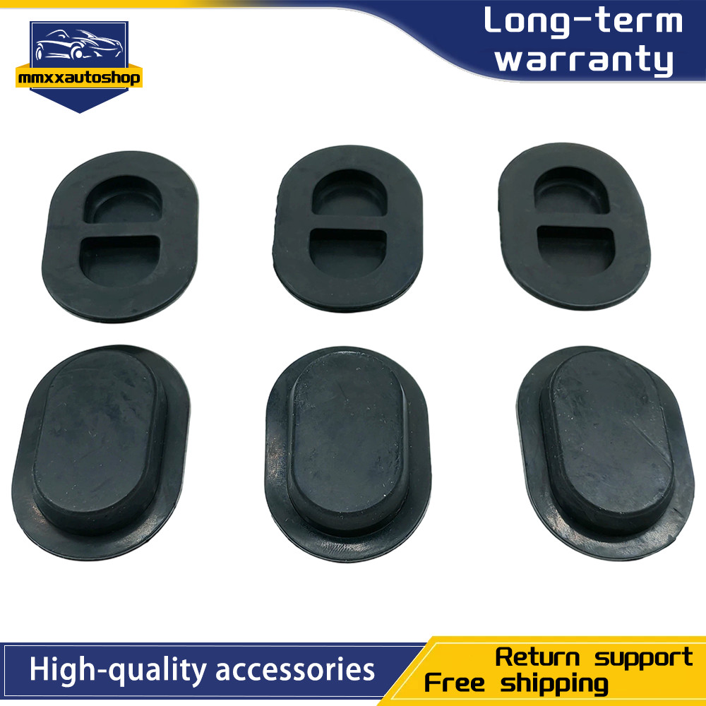 6Pcs Floor Pan Drain Rubber Plugs For Jeep Wrangler & Gladiator 2014-2026 US
