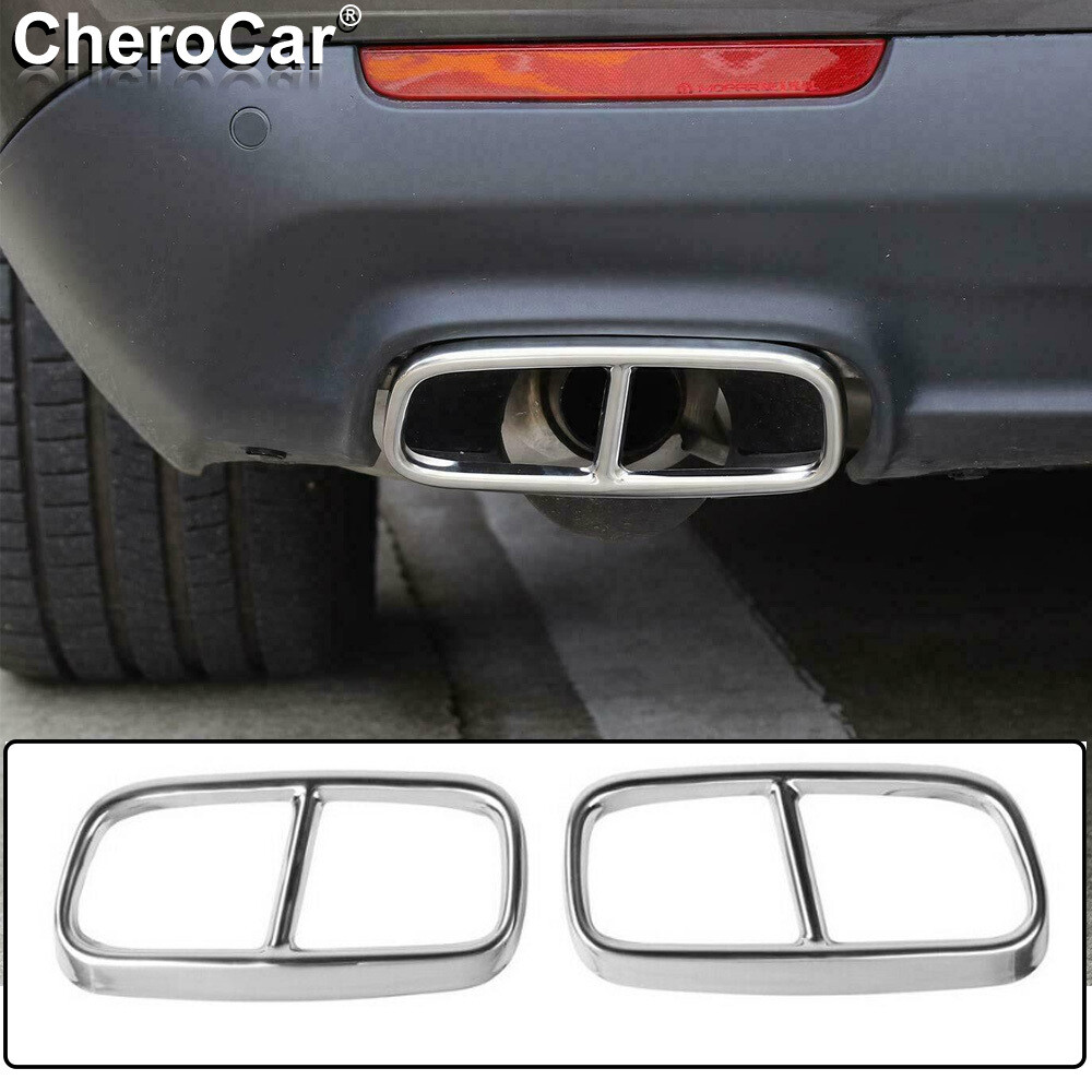 Exhaust Muffler Tail Pipe Trim Cover For Dodge Challenger 2015-2020 Accessories