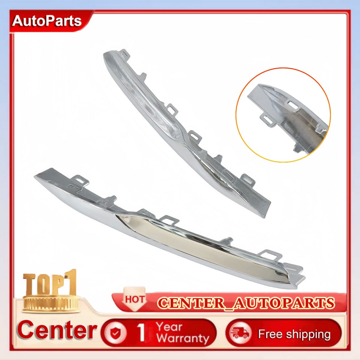 Grille Trims Grill Set Driver & Passenger Fits BMW F30 320i 328d 330e 330i 340i