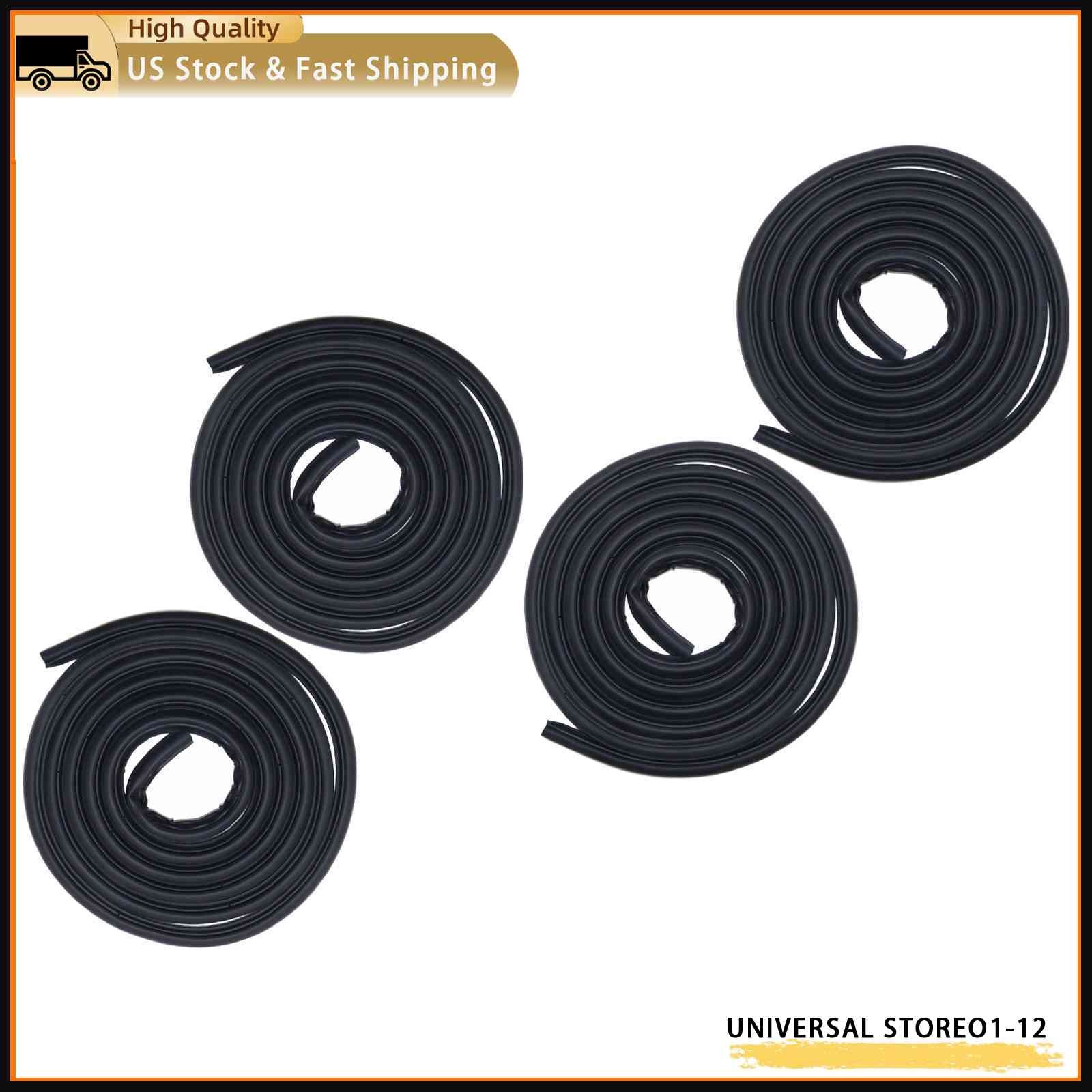 4X For 1996-2002 Toyota 4Runner Front Rear Left Right Door Weatherstrip Seal