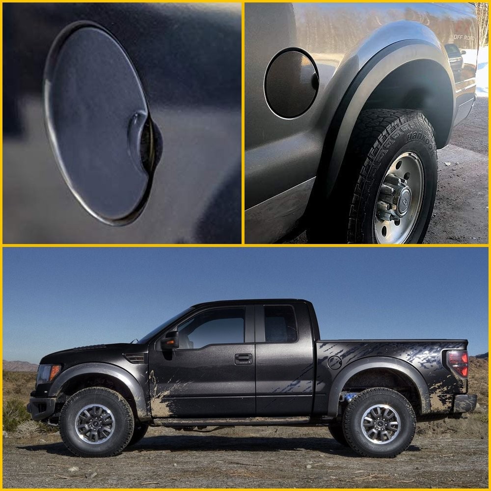 Fuel Gas Tank Filler Cap Cover Plastic For 2009-2014 Ford F-150 9L3Z-99405A26-AA