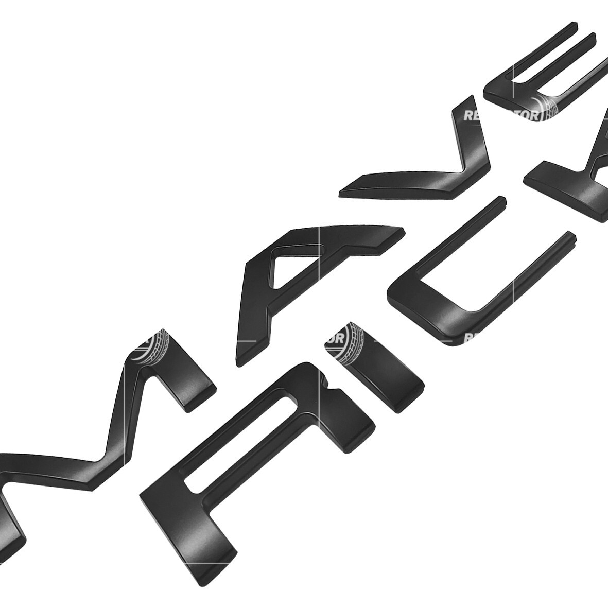 Matte Glossy Tailgate Insert Letter Badge Emblem Adhesive 2022-2024 For Maverick