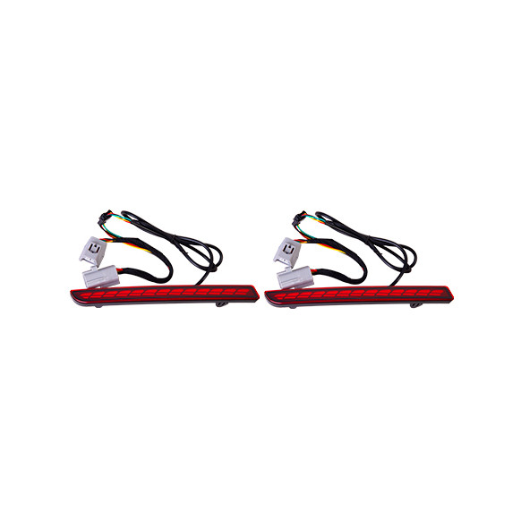 For 2021-2026 Toyota Sienna LED Rear Fog Light Tail Bumper Light Sets 2pcs