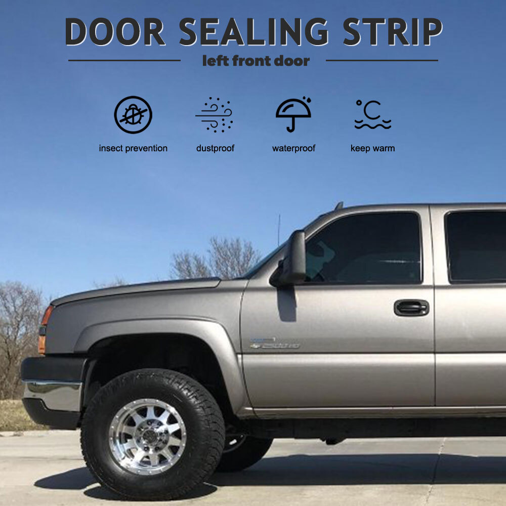 Front Left or Right Door Seal Weather Strip Rubber For Chevy Silverado 1999-2007