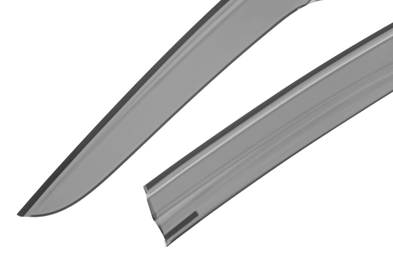 EOS For 07-15 Infiniti G25 G35 G37 Q40 Side Window Visors Deflectors Rain Guards