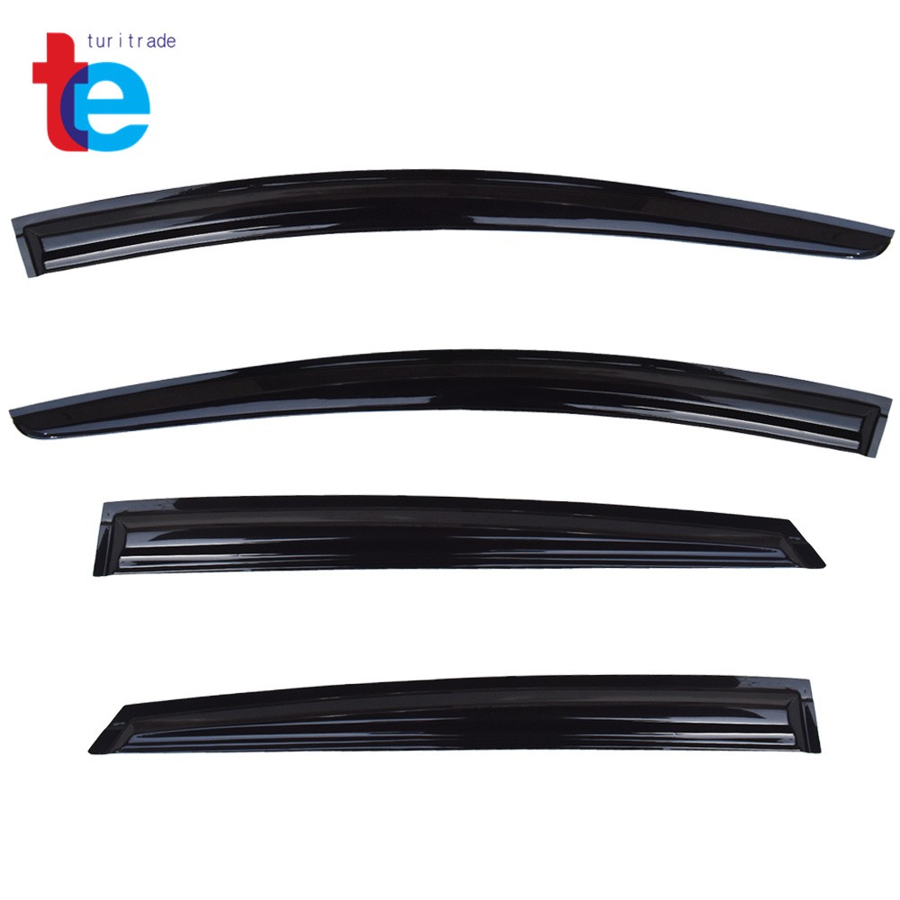 Window Visor For Ford Focus 12-16 Hatchback Sedan Smoke Mugen Weather Vent Shade
