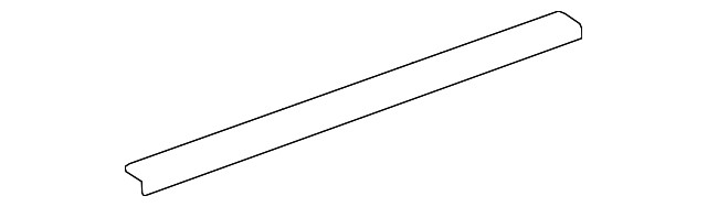 Genuine Honda Ridgeline driver side (L) Upper Bed Rail Molding 74460-SJC-A01ZB