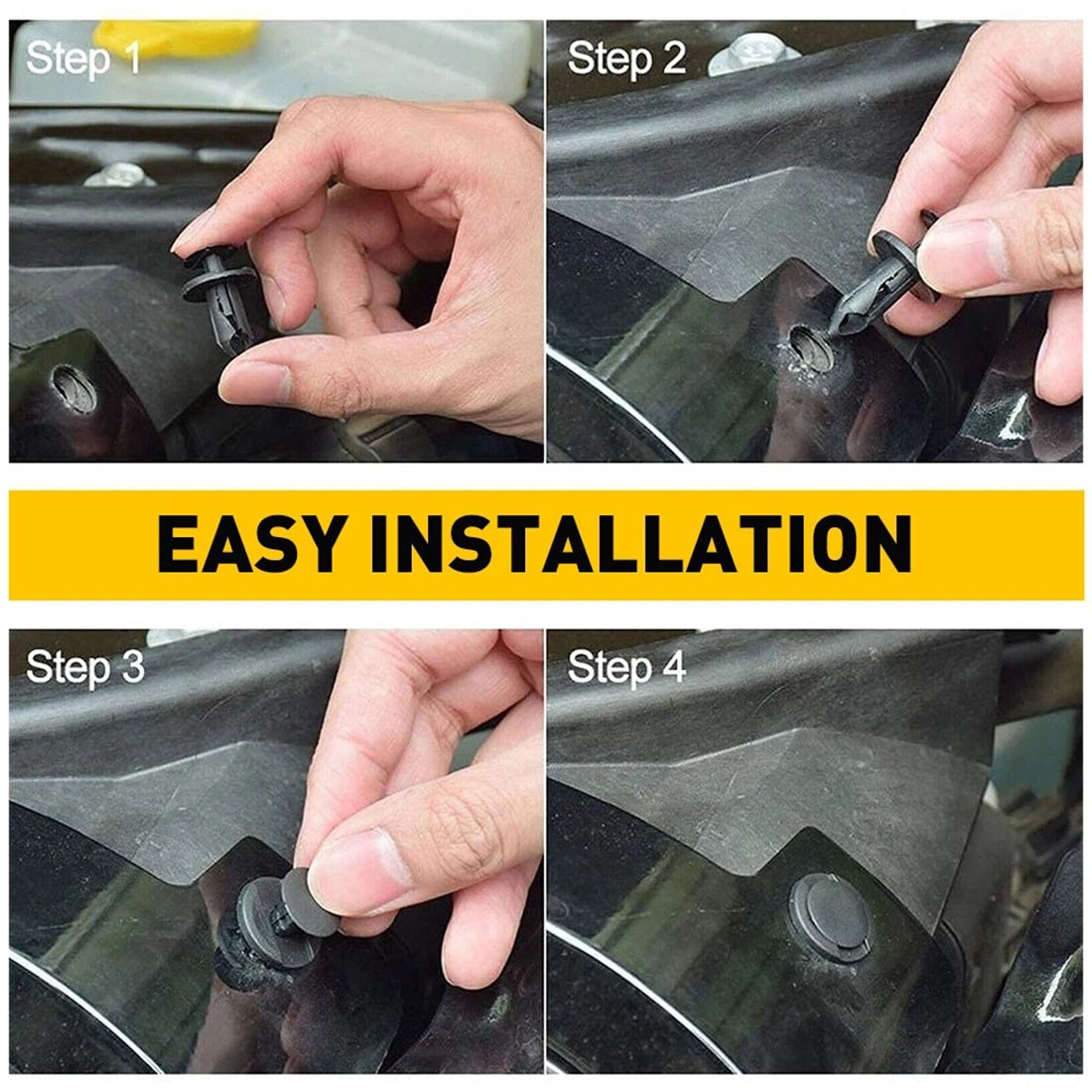 For Toyota 190Pcs Bumper Clips Retainer Auto Car Rivets Fastener Fender Push
