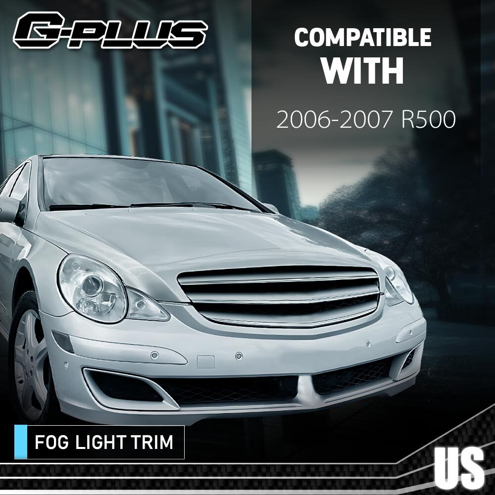 Fog Light Trim Set Of 2 Left And Right Side Fit For 06-07 Mercedes-benz R500