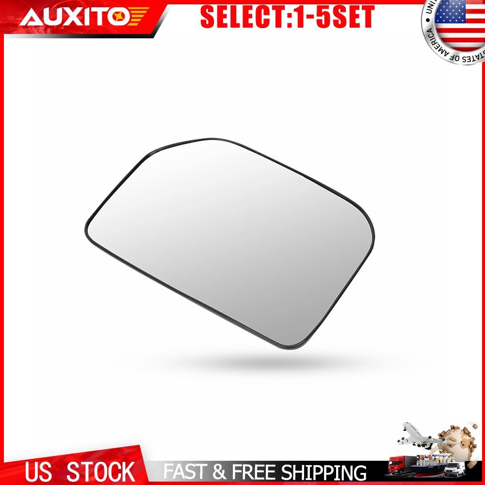 For Toyota FJ Cruiser 2007-2014 Left Heated Mirror Glass With Backing Plate 1-5X