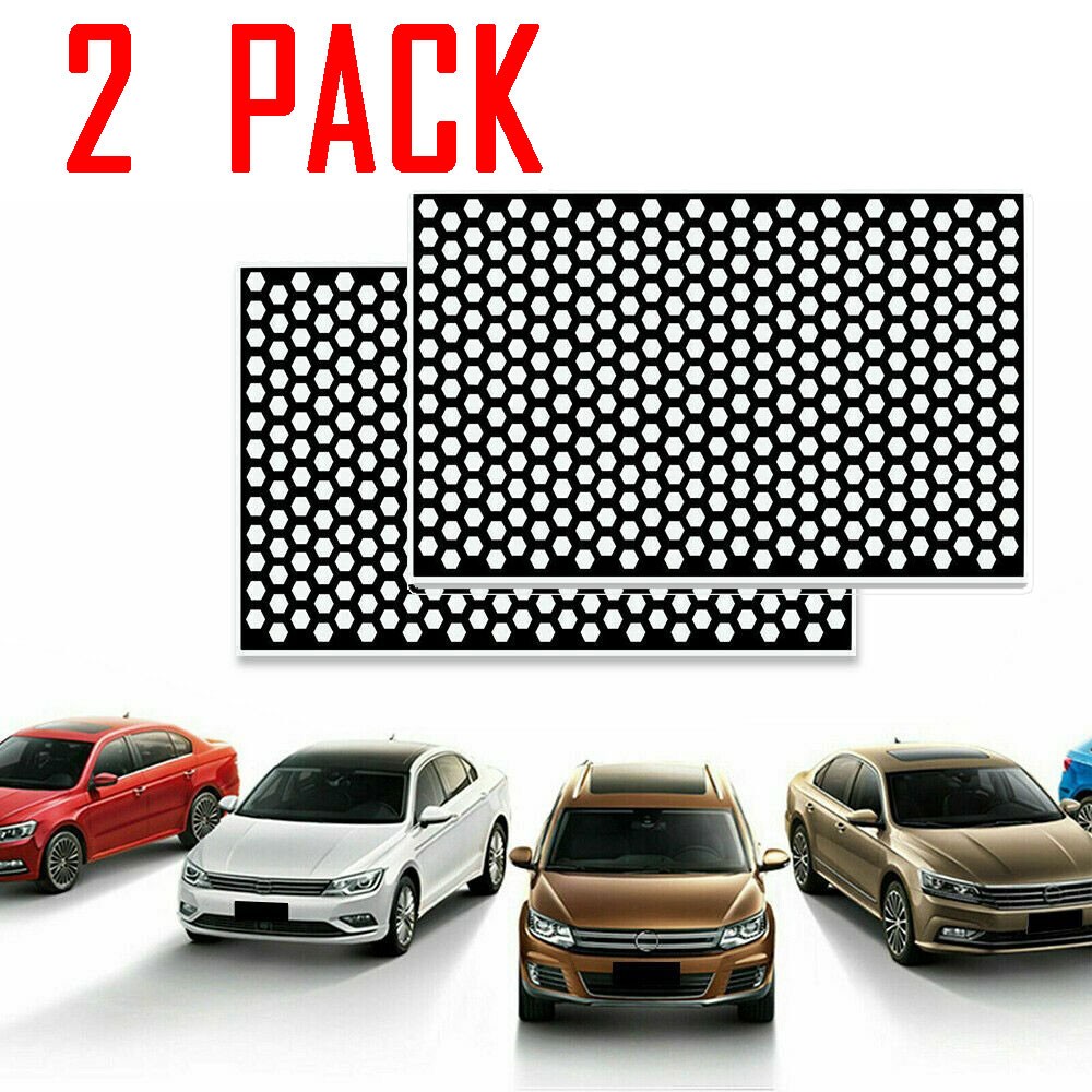 2x Car Rear Tail Light Cover Honeycomb Sticker Tail-lamp Decal Accessories USA