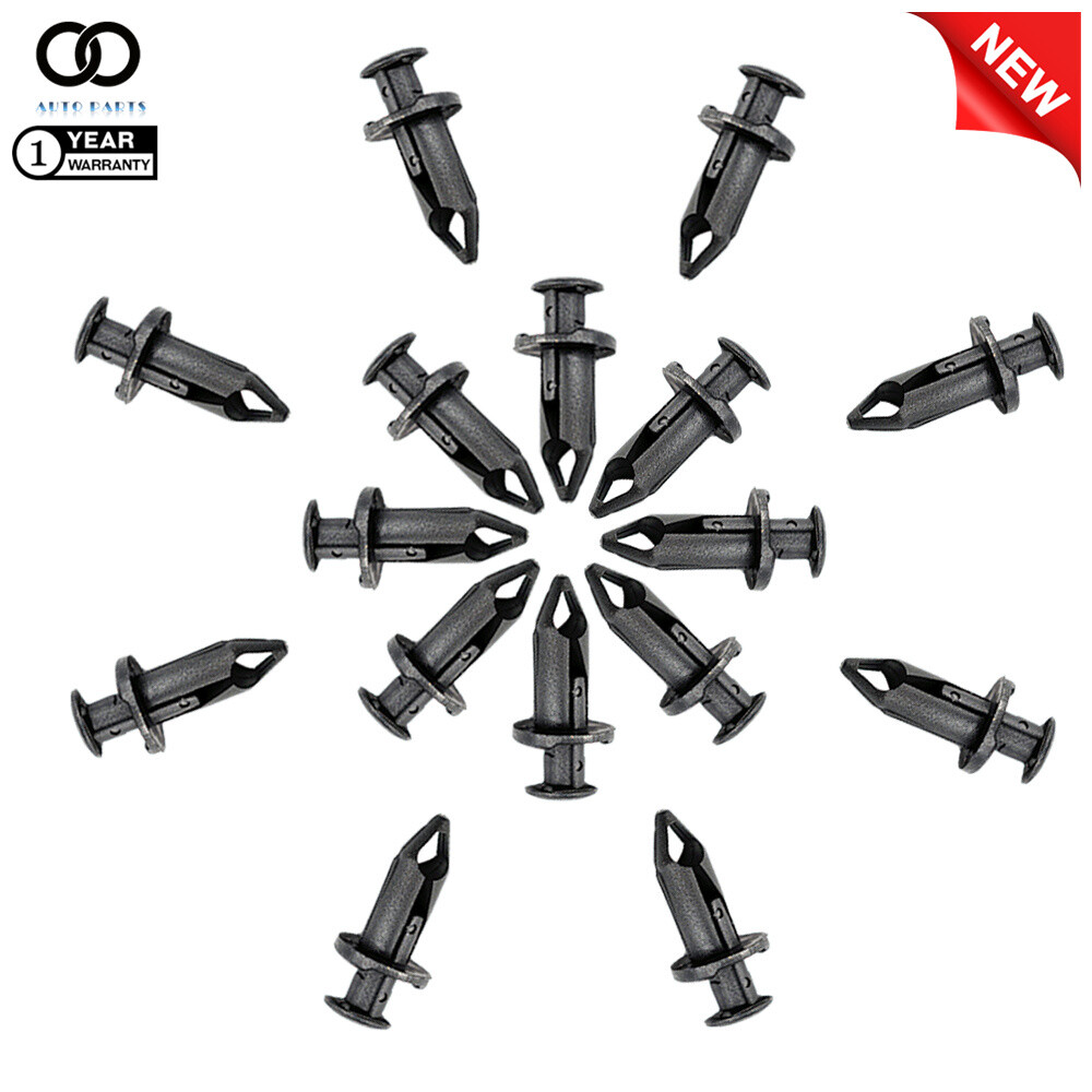 Set Of 100 ATV Retainer Clips 8mm Push Pin Splash Guard Body Panel Fit For Honda