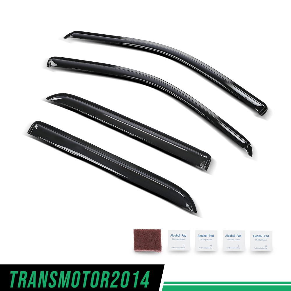 Fit for 09-2025 Dodge Ram 1500 2500 3500 Crew Cab Window Visors Vent Rain Guards