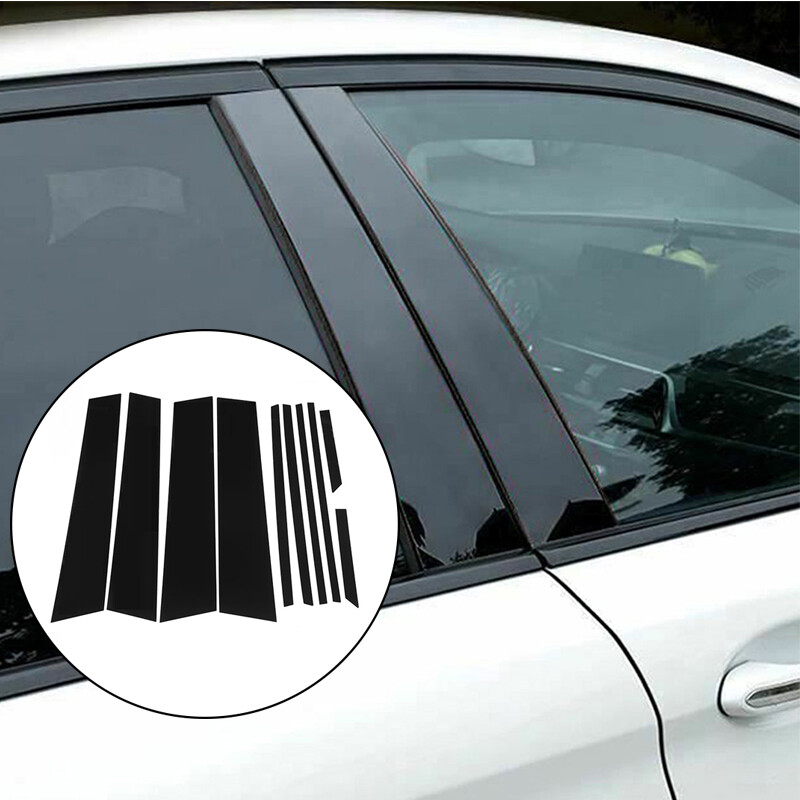 For Toyota Corolla Cross (XG10) 20-2023 10 Piece Pillar Post Gloss Black