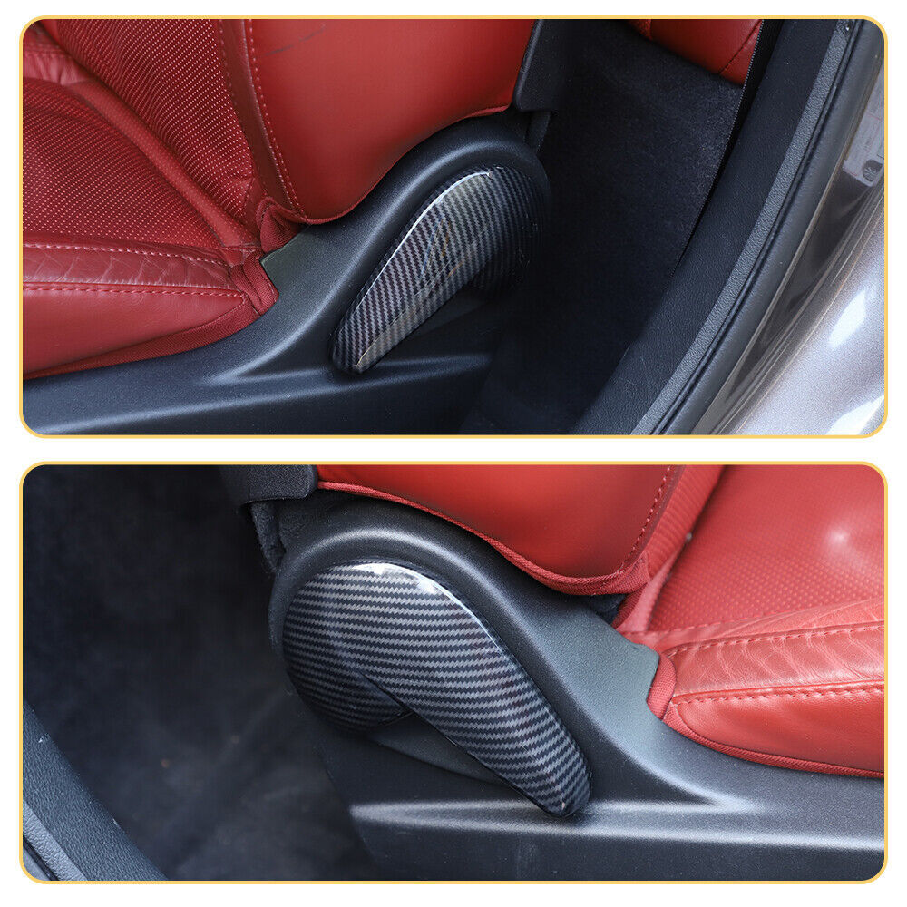 Carbon Fiber Dashboard Full Accessories Cover Trims For Dodge Challenger 2015-23