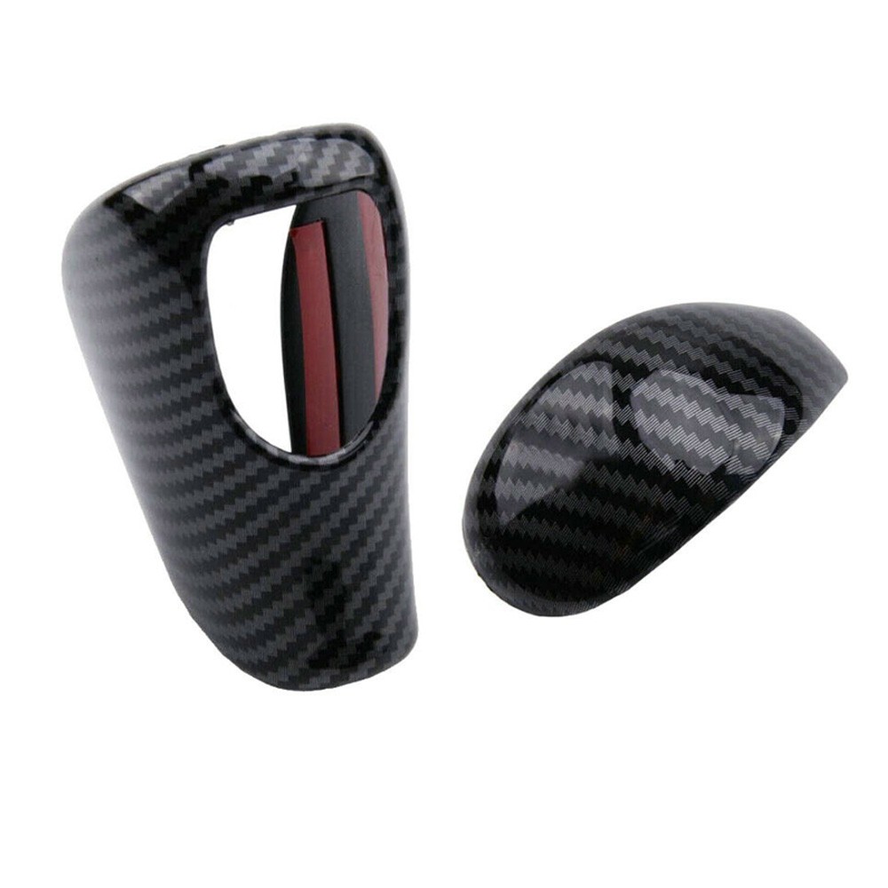 For Nissan Teana Altima 17-21 Carbon Fiber Car Interior Gear Shift Knob Trim Set